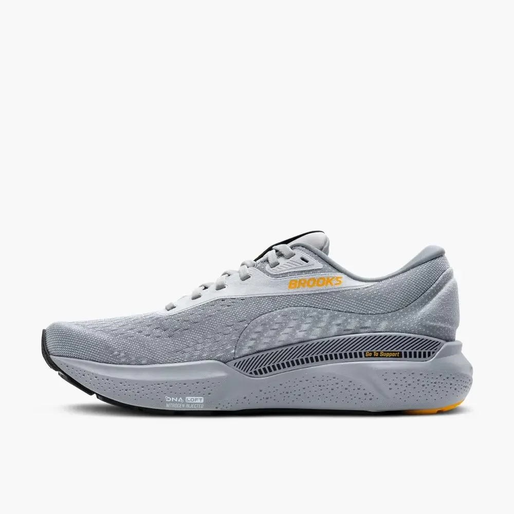 Brooks Adrenaline 24 110437-1D-084 Sneakers Men's US 8 Gray Running Shoes FL4711